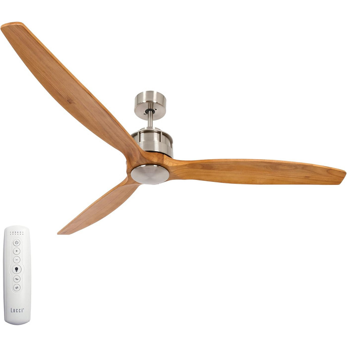 Стельовий вентилятор Akmani, вентилятор в комплекті з пультом дистанційного керування, сучасний стельовий вентилятор з 3 лопатями