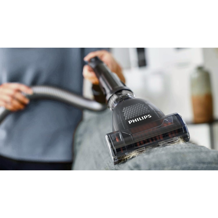 Безмішковий пилосос PHILIPS 5000 серії, чорний, 900 Вт, насадка TriActive, пилозбірник 1,5 л