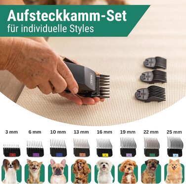 Машинка для стрижки собак Wahl Moser Max 50 з насадкою-гребінцем Agrarzone Edition - Потужна машинка для стрижки собак і котів для скуйовдженого хутра та довгого волосся - Тиха Max 50 з 2 рівнями потужності
