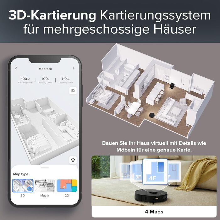 Робот-пилосос roborock S7 Max Ultra зі станцією самоспорожнення/самомиття/самосушки/самозаправки/самоочищення (5500 Па, активне об