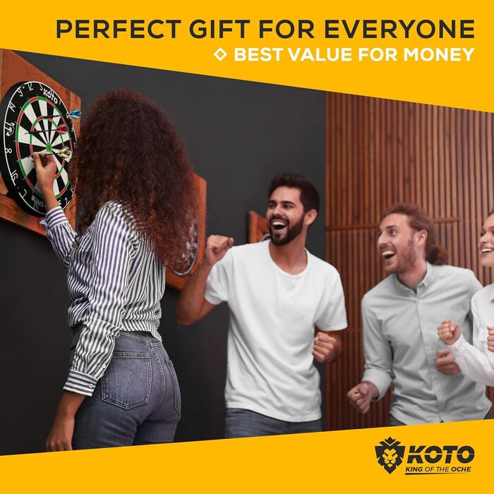 Дартс KOTO KOTO - Набір латунних стріл для дротиків, включаючи 4 набори чорних латунных дротиків (23 грифи), 4 набори дергань (100 мікрон) футляр з чорними алюмінієвими древками