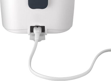 Електричний ланчбокс UNOLD 58850 - білий, 1,5 літра, пластик, для розігріву їжі в дорозі або в офісі, можна мити в посудомийній машині, знімний контейнер з нержавіючої сталі