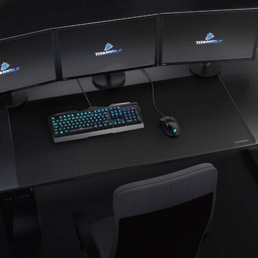 Ігровий килимок для миші Titanwolf 1200x600 мм XXXL Великий з Motif Table Pad Large Size - покращує точність і швидкість XXL, напр