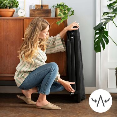 Дитяче ліжечко, ліжечко для подорожей, від народження до 3 років, до 15 кг, швидко складається, ідеально підходить для подорожей, бавовняний чохол, 2 простирадла в комплекті