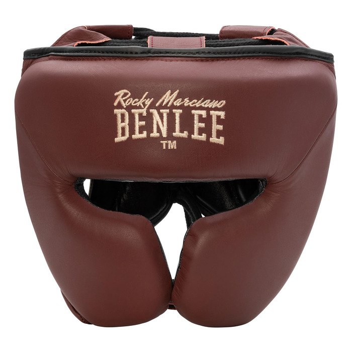 Шкіряний захисник для голови BENLEE Berkley, винний, розмір S/M