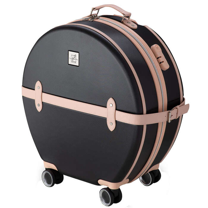 Валіза Semi Line 24' (M) Black/Pink Cream (T5671-3)