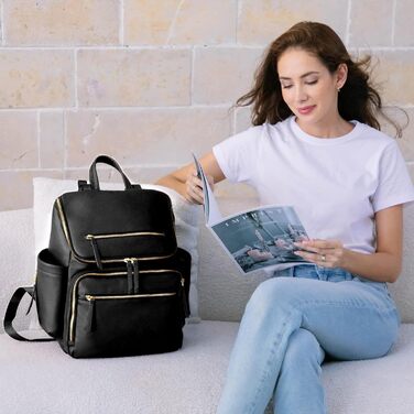 Сумка для сповивання дитини, рюкзак, пеленальна сумка, дорожній рюкзак, дитячі сумки для мам і тат Чорний