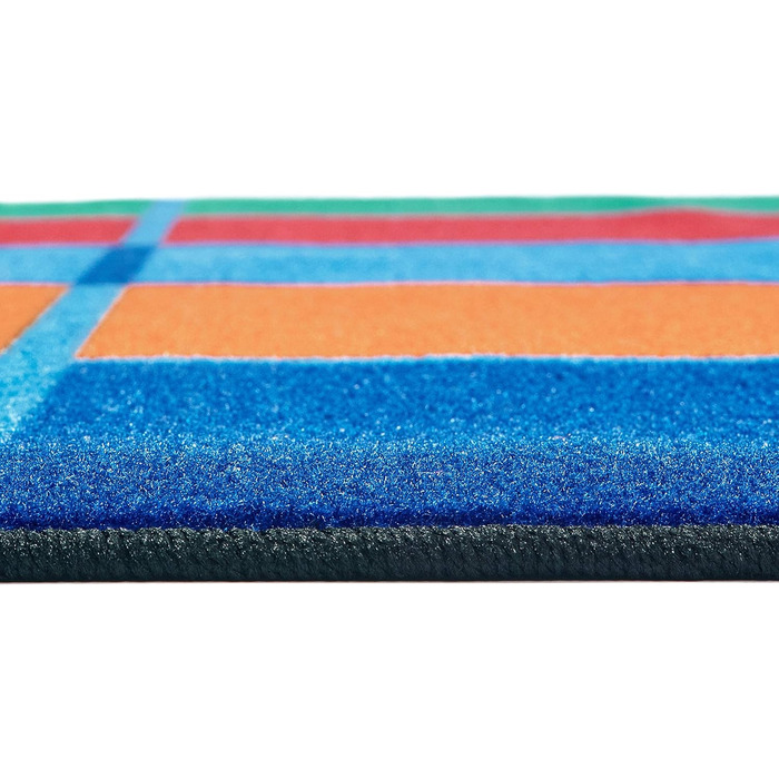 Килимки для дітей 72,91 вартість кольорових блоків квадратний дитячий килимок розмір 6 x 9 6 x 9', 6 x 9', різнокольоровий