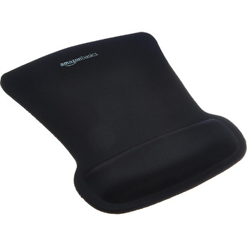 Килимок для миші Storeo Basics з гелевою підставкою для зап&39ястя, 20 x 25 см, нестандартний розмір, чорний, 257Д x 207Ш мм, одинарний