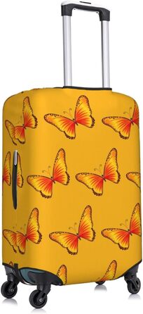 Чохол для валізи Чарівний метелик еластичний, що прається, захист для подорожей та роботи (для валіз розміром 45,7 - 81,3 см), чорний, середній розмір