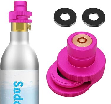 Адаптер CO2 Quick для машини для газованої води Duo-Quick Connect Blue 60L Tr21-4 з різьбленням Duo/Art/Terra