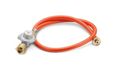 Адаптерний набір Weber для Q100-1000, Go-Anywhere Gas та Performer Deluxe для підключення до газового балона (LPG) Сріблястий (8475)