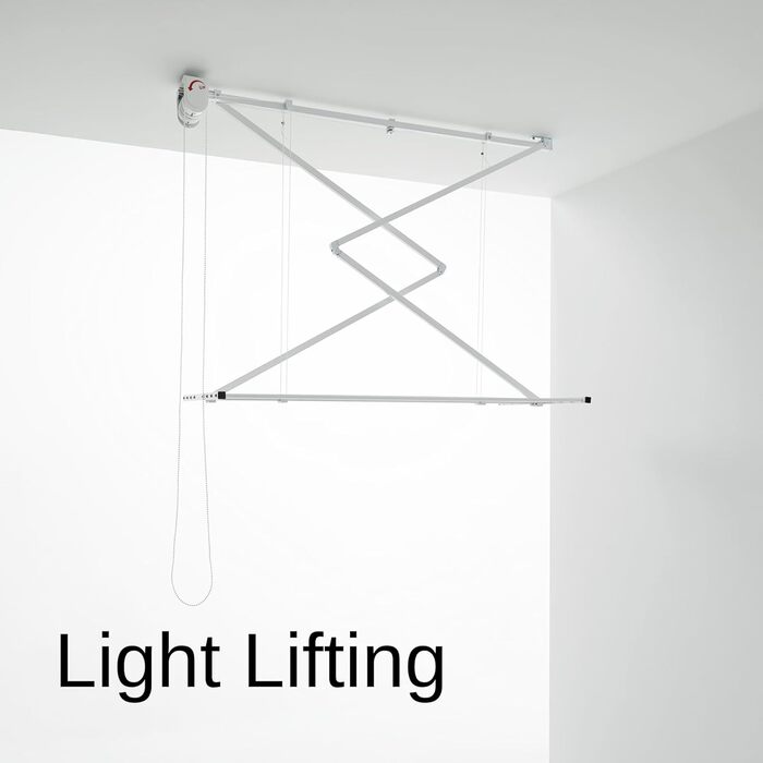 Стельова вішалка Foxydry Mini, вертикальна вішалка для одягу, складна з алюмінію та сталі 152x54x25 см 152 см Білий