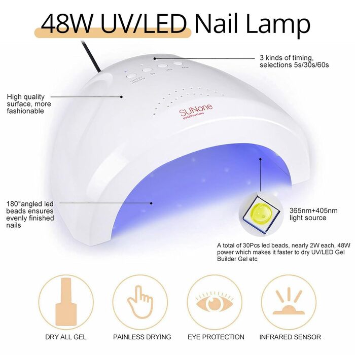 Стартовий набір UR SUGAR з лампою (12 кольорів)