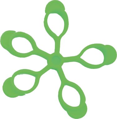 Еспандер для пальців AFH Тренажер для рук Набір з 3 шт. Міцний (зелений), дуже сильний (синій) та надзвичайно сильний (чорний)