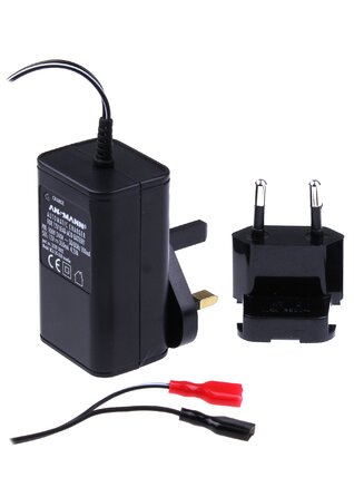 Вилка для Великобританії та ЄС, зарядний пристрій для свинцево-кислотних акумуляторів, чорний, 2039-3002 BCA120-350