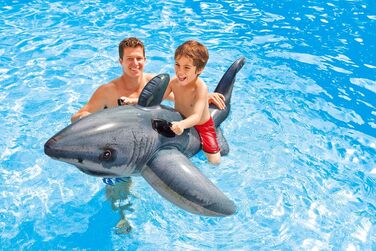 Надувне кріплення Intex Great White Shark RideOn - 173 x 107 см