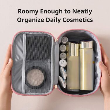 Водонепроникний органайзер для дорожньої косметики з великим простором для жінок, синій, один розмір