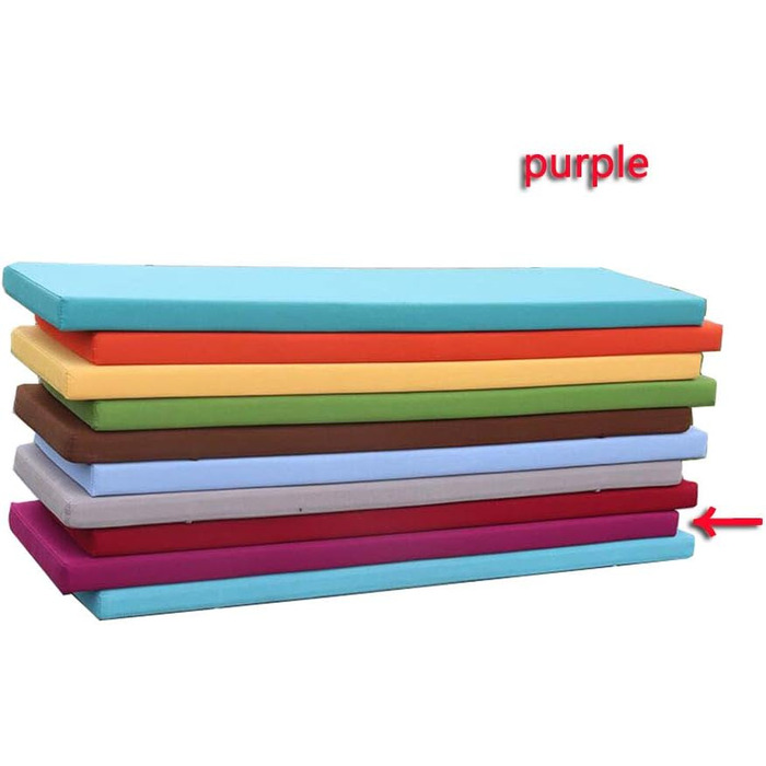 Подушка, Подушка Зручна подушка товщиною 5 см Садова подушка Garden Patio Pad-Purple 200305 см (79122 дюйма) фіолетова 200305 см (79122 дюйма)