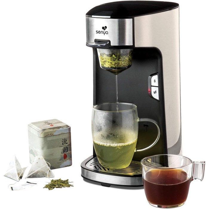 Чайник Senya SYBF-CM013-C, 1400, нержавіюча сталь, кремова чайна машина крем