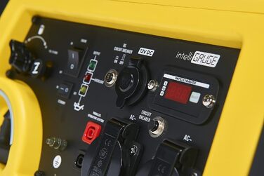 Мобільна генераторна установка Champion Power Equipment бензин (3100 Вт, портативний інвертор, генератор, ультратихий, з інтегрованою ручкою та колісною парою, ідеально підходить для активного відпочинку кемпінгу) 73001i-E-EU, жовтий