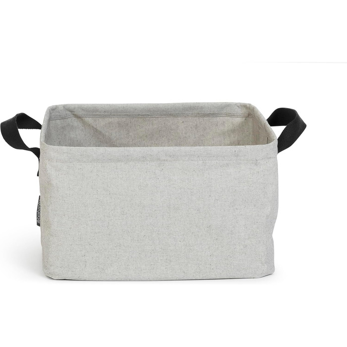 Складний кошик для білизни - Багатофункціональний ящик для зберігання паперу та іграшок - Велика ємність - Для вологого та сухого прання - Водонепроникне покриття - Органайзер - Сірий - 35 л, 30 x 20 x 10 см