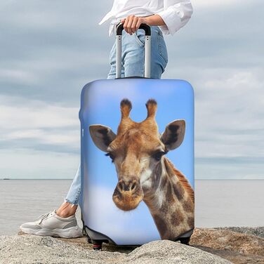 Чохол для валізи Giraffe, міцний захист для багажу розміром 45.7-81.3 см, XL, Чорний