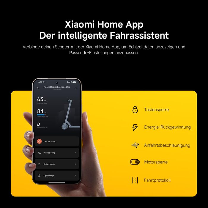 Електросамокат Xiaomi Electric Scooter 6 Serie (Ultra), з дозволом на їзду по дорогах, запас ходу 45-75 км