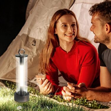 Ліхтар для кемпінгу Підвісний яскравий світлодіодний ліхтар з 3 режимами Ліхтар з USB-акумулятором ємністю 2000 мАг для кемпінгу, до 18 годин, для використання в приміщенні та на вулиці, на балконі, в походах, скелелазінні, подорожах тощо