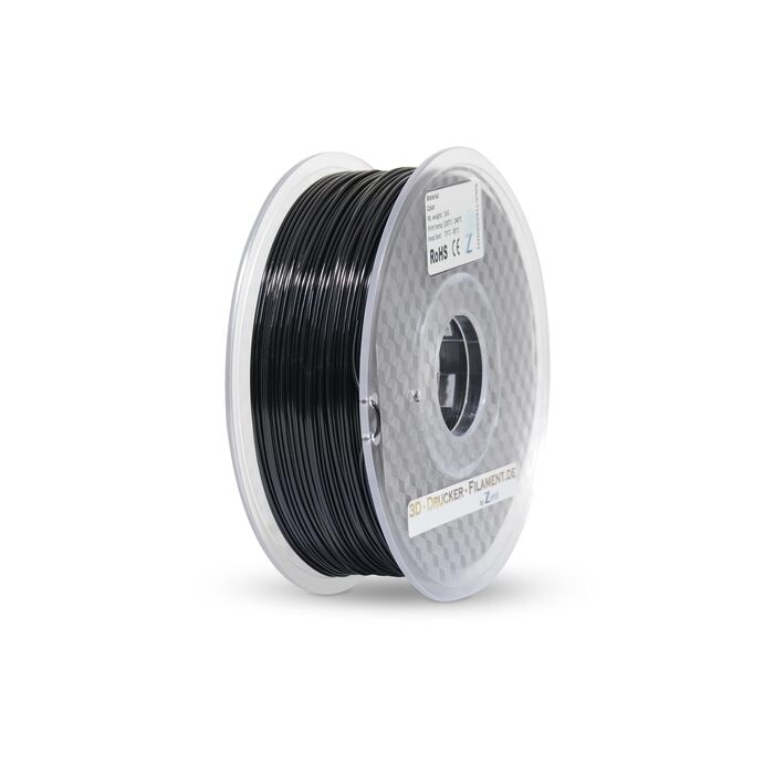 Мм Чорний 1кг високоякісна нитка для 3D-друку, з високою міцністю та ударною вязкістю, ідеально підходить для технічних деталей та прототипів, 3D PETG 1.75