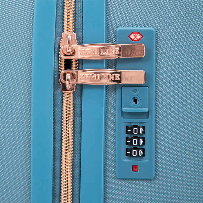 Валіза Semi Line 20' (S) Light Blue (T5913-1)
