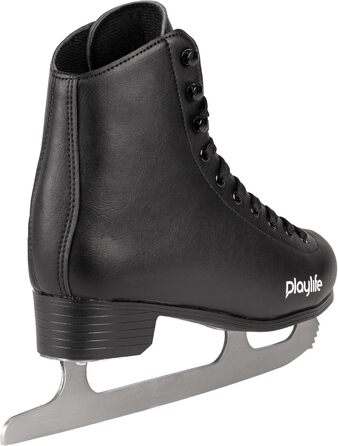 Ковзани для жінок та чоловіків, водовідштовхувальна синтетична шкіра, тепла оксамитова підкладка, нержавіюче лезо з нержавіючої сталі 303, комфорт та стабільність для активного відпочинку та початківців, розмір 43