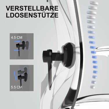 Ергономічне офісне крісло SIHOO ПЕРЕМОЖЕЦЬ ТЕСТУ Офісне крісло, обертове крісло з регульованою поперековою опорою, підголівником та підлокітниками, регулюванням висоти та функцією гойдання, вантажопідйомність до 150 кг/330 фунтів Чорний колір M18-Upgrade 