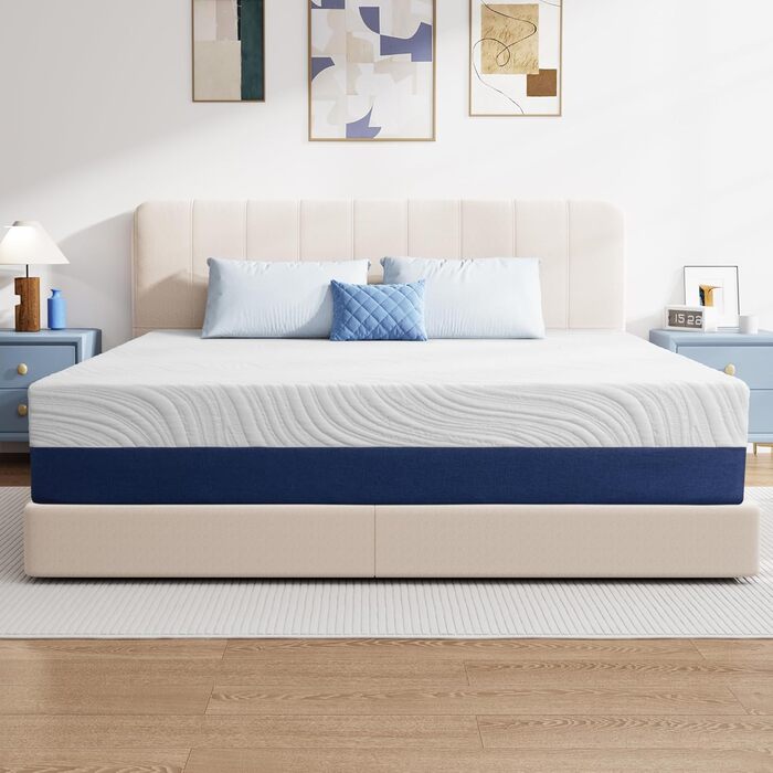 Матрац з пінопласту 160x200 см Середньої жорсткості H3 Висота 18 см Матрац з холодного пінопласту Високоякісний пінопласт Знімний чохол, який можна прати 7-зонний ергономічний та дихаючий Товщина 18 см 160 x 200 см