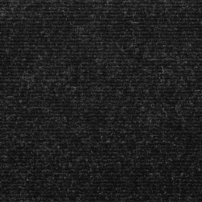 Сходинки для сходів, 15 шт. , Килимки для сходів, Самоклеючий килимок для сходів, Килимок для сходів, Захист для сходів, 56x17x3 см, Антрацит