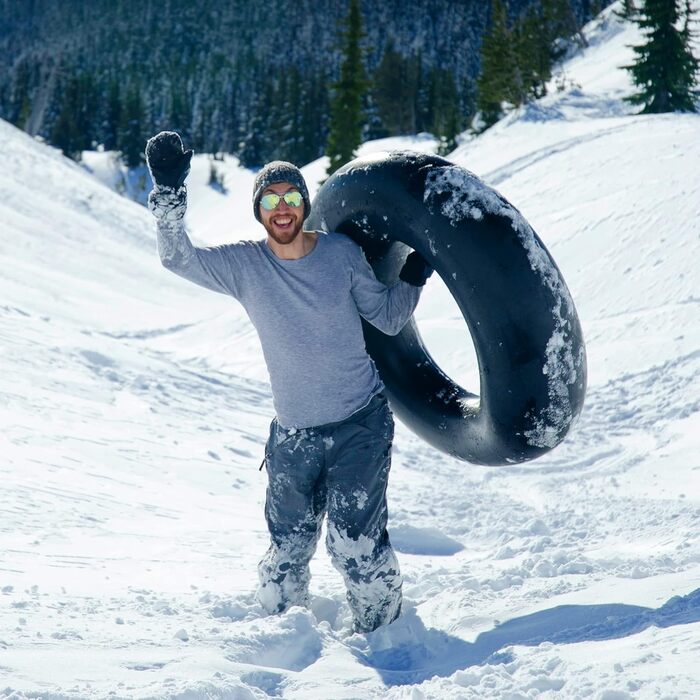 Санна шина преміум-класу Snowtube ковзаюча шина Bob, надтовста броньована шина Made IN Europe від SKINHAWK