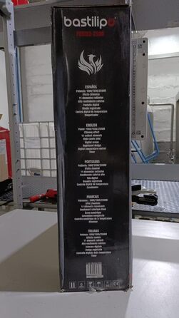 Масляний радіатор - Потужність 2500 Вт - Сенсорний світлодіодний екран - 3 рівні потужності - Ефект димоходу - 11 елементів, білий, 2-2500 -