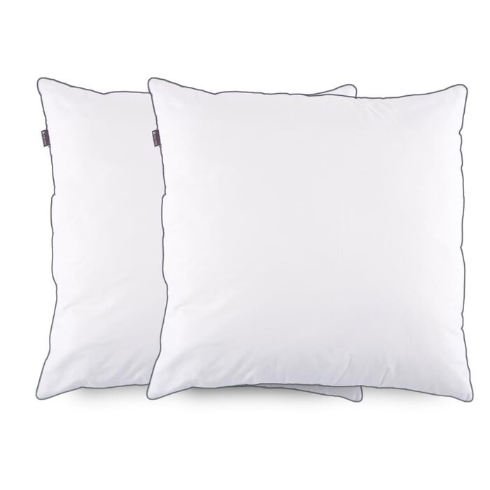Подушки KALIOPE на блискавці 80 x 80 см, 2 шт. Гіпоалергенні подушки для сну Подушки для сну на боці Подушки для сну Готельної якості 2x80x80 із блискавкою