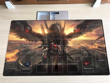 Новий килимок Mlikemat Playmat Duel Monsters TCG CCG OCG Колекційний картковий ігровий килимок із зонами безкоштовна сумка (Zd039-516-a)