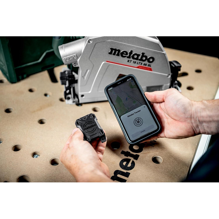Трекер Metabo Tool Finder пошук ключів та предметів для iOS, точне відстеження, водонепроникний, довговічний акумулятор, сумісний із застосунком Find My