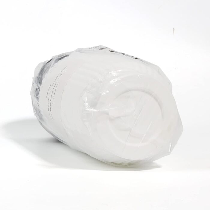 Кашпо для квітів з гнітом пластикове, кашпо для орхідей, кашпо для базиліка, кашпо для квітів малий набір біле набір з 6 шт. Ф12см