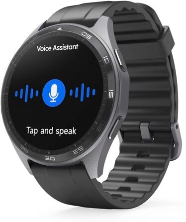 Розумний годинник Hama (кольоровий AMOLED-дисплей 1,43 дюйма, GPS, функція телефону, водонепроникний, WhatsApp, голосовий помічник, трекер сну, 110 спортивних режимів плани тренувань, крокомір, пульсометр, калорії тощо) чорний