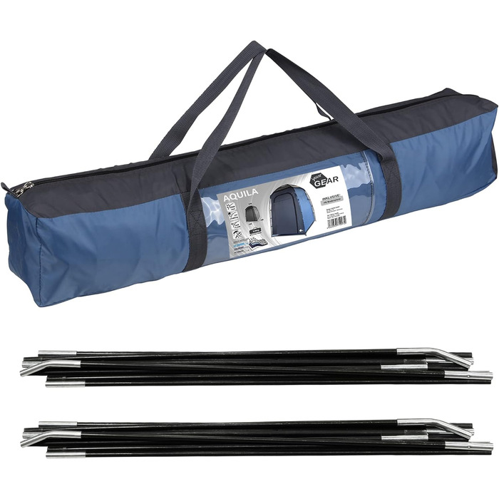 Ваш GEAR Aquila - Душовий намет з мансардним вікном Пеленальний намет з висотою стояння Обладнання намет окремий поверх 5000мм UV