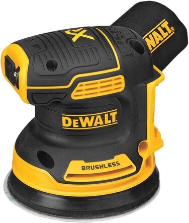 Вольтова акумуляторна орбітальна шліфувальна машина Dewalt DCW210NT (шліфувальний папір 125 мм, безщітковий двигун, регулювання шв