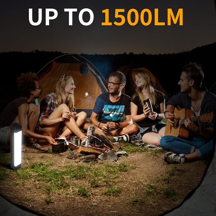 Сонячний кемпінговий ліхтар Phonar, портативний надяскравий світлодіодний ліхтарик, час роботи 6-8 годин, зарядний пристрій USB-C, електронний ліхтар для використання на свіжому повітрі, походів та читання