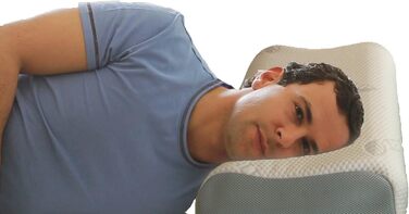 Подушка для шиї Vario Vital, подушка з пінного гелю Ortho Dreams Visco Gel, для розслабленої шиї, зручна подушка, підходить для алергіків - індивідуально регульована висота та жорсткість