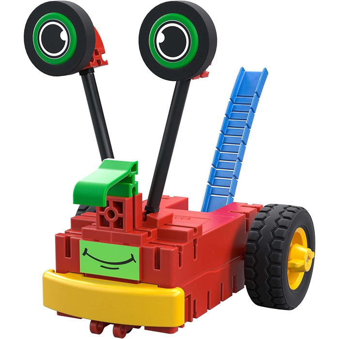 Набір fischertechnik 559889 ROBOTICS Early Coding конструктор для дітей від 5 років, набір для створення 3 моделей роботів, програмування, двигуни та сенсори