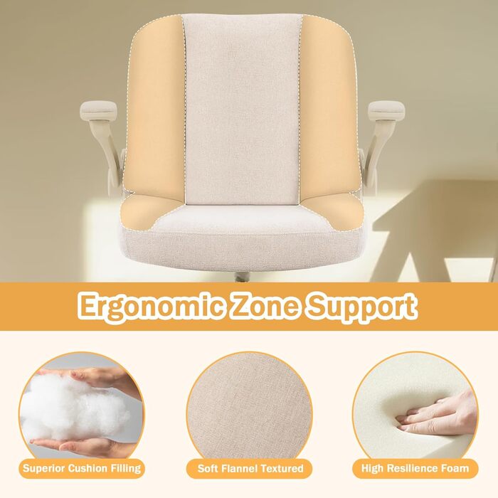 Крісло для медитації Piperong зі схрещеними ніжками, крісло для людей з СДУГ та регульованими підлокітниками, стілець для роботи з перехресним столом Criss Cross з гнучкою спинкою, поворотною підставкою для ніг, підлокітниками та колесами для домашнього о