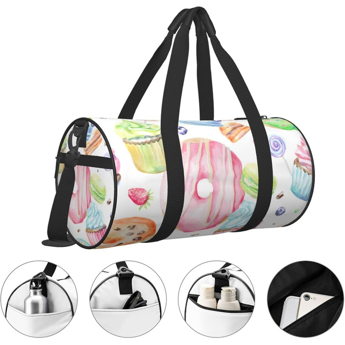 Універсальна дорожня сумка для подорожей, солодощів (кексів, мафінів, цукру), спортивна сумка для чоловіків та жінок, сумка-мішок, спортивна сумка
