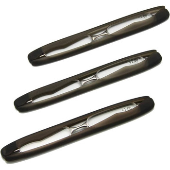 Складні окуляри для читання EnzoDate з 3 упаковок, міні-кишеньковий зчитувач Presbyopen окуляри від 1,0 до 3,5